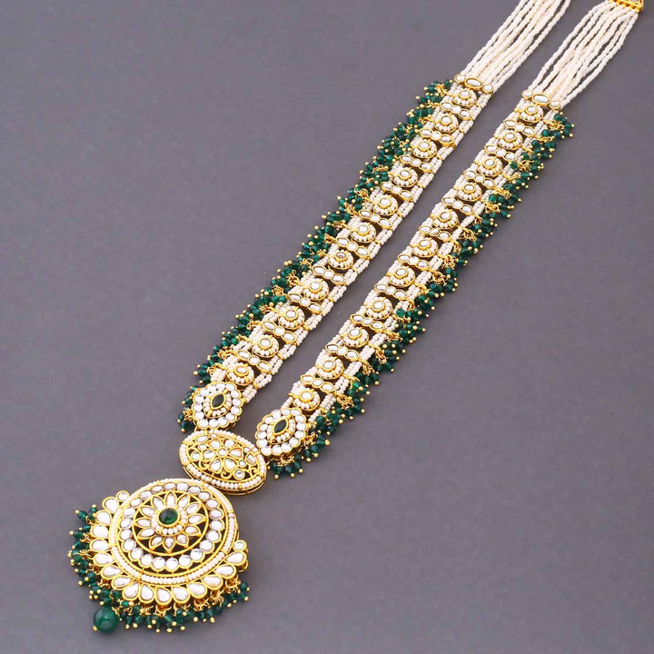 Emerald Yamika Kundan Bridal Jewellery Set