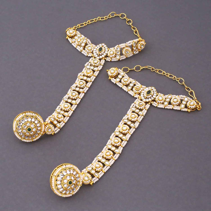 Emerald Yamika Kundan Bridal Jewellery Set