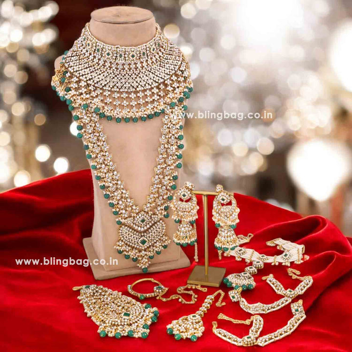 Emerald Yashni Bridal Jewellery Set
