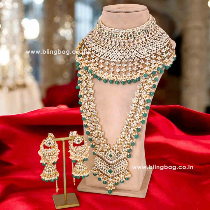 Emerald Yashni Bridal Jewellery Set