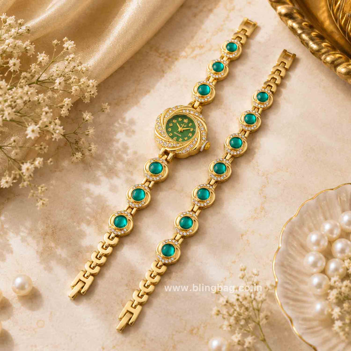 Emerald Yashvi Bracelet Watch
