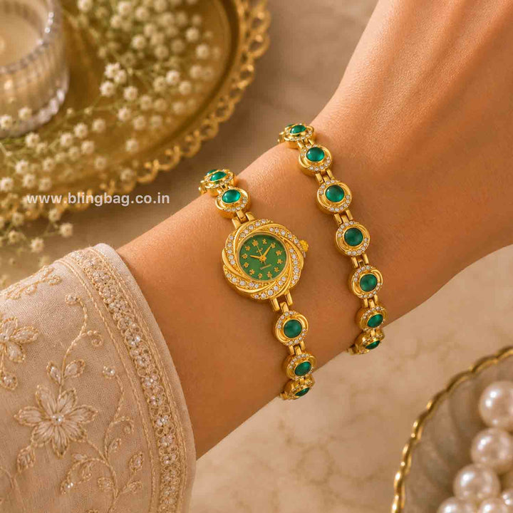 Emerald Yashvi Bracelet Watch