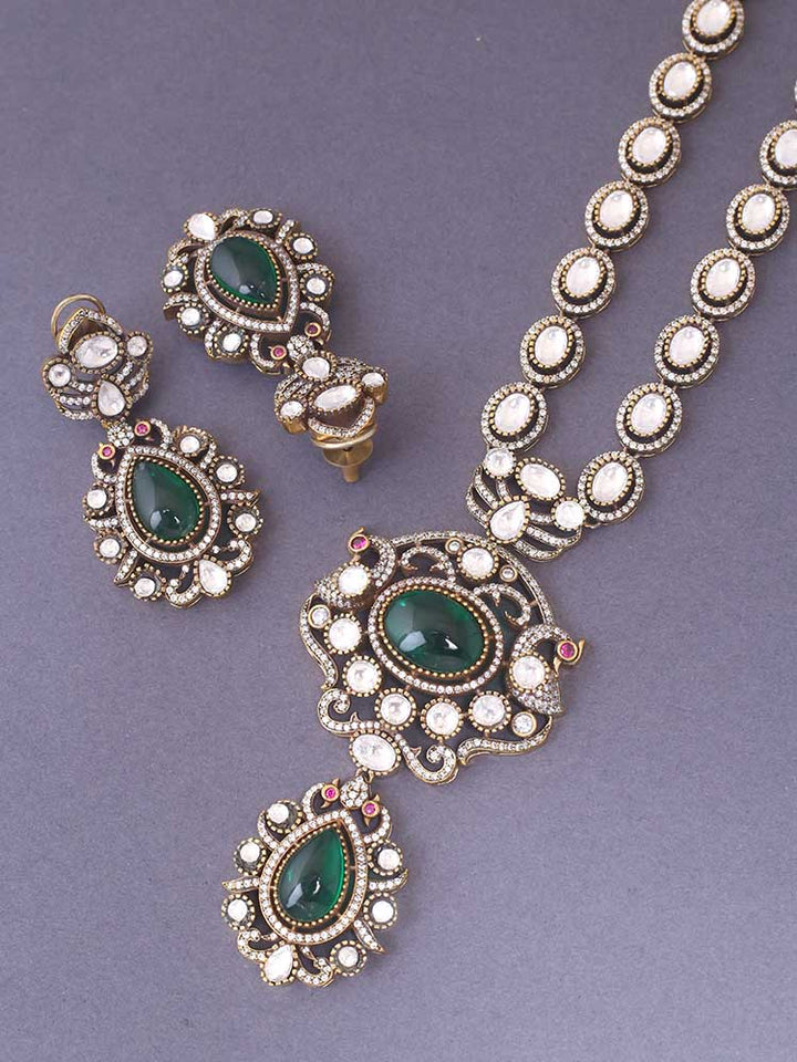 Emerald Yasmin Jewellery Set