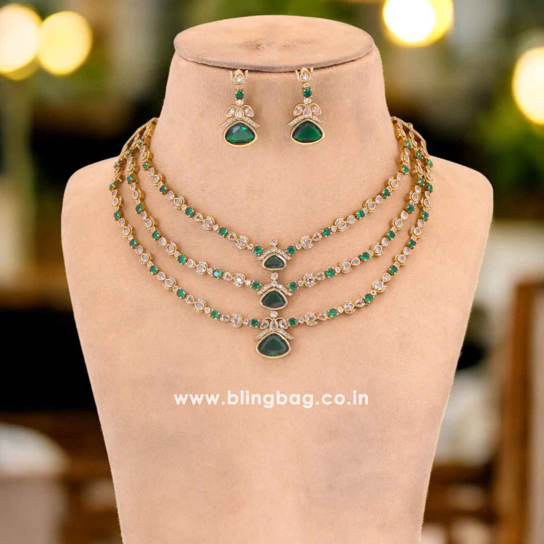 Emerald Yeina Victorian Jewellery Set-New Arrival