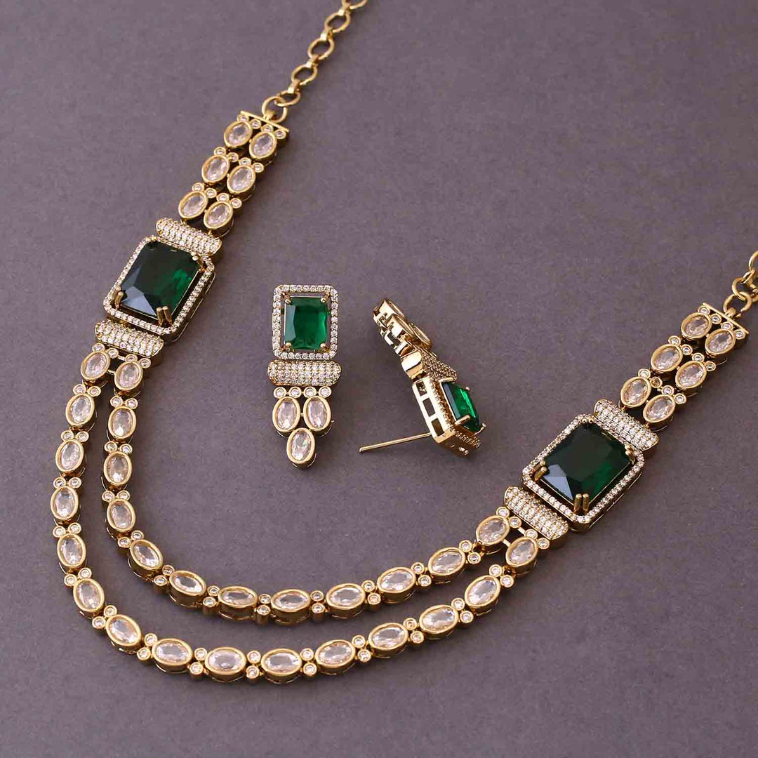 Emerald Zaeya Victorian Jewellery Set- New Arrival