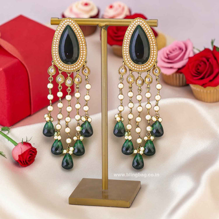 Emerald Zalak Tassels