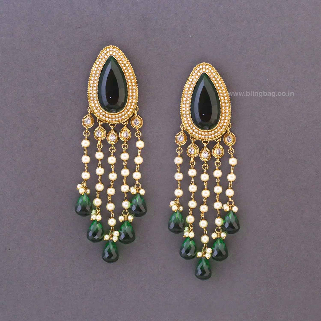 Emerald Zalak Tassels