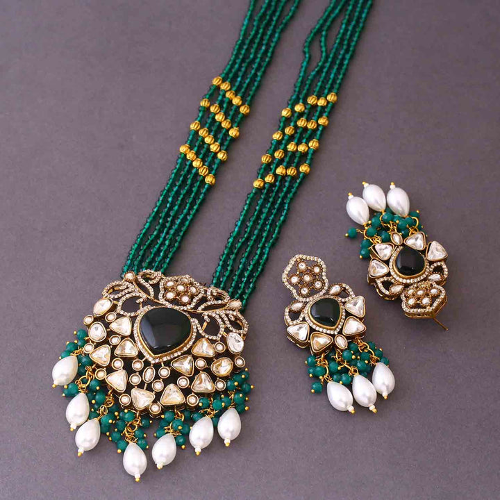 Emerald Zamaya Victorian Jewellery Set- New Arrival