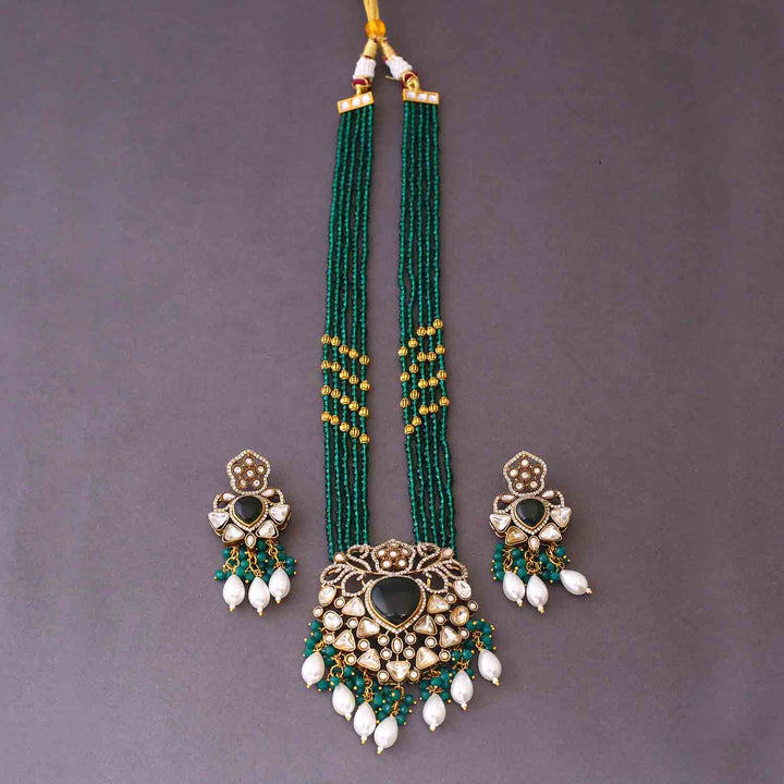 Emerald Zamaya Victorian Jewellery Set- New Arrival