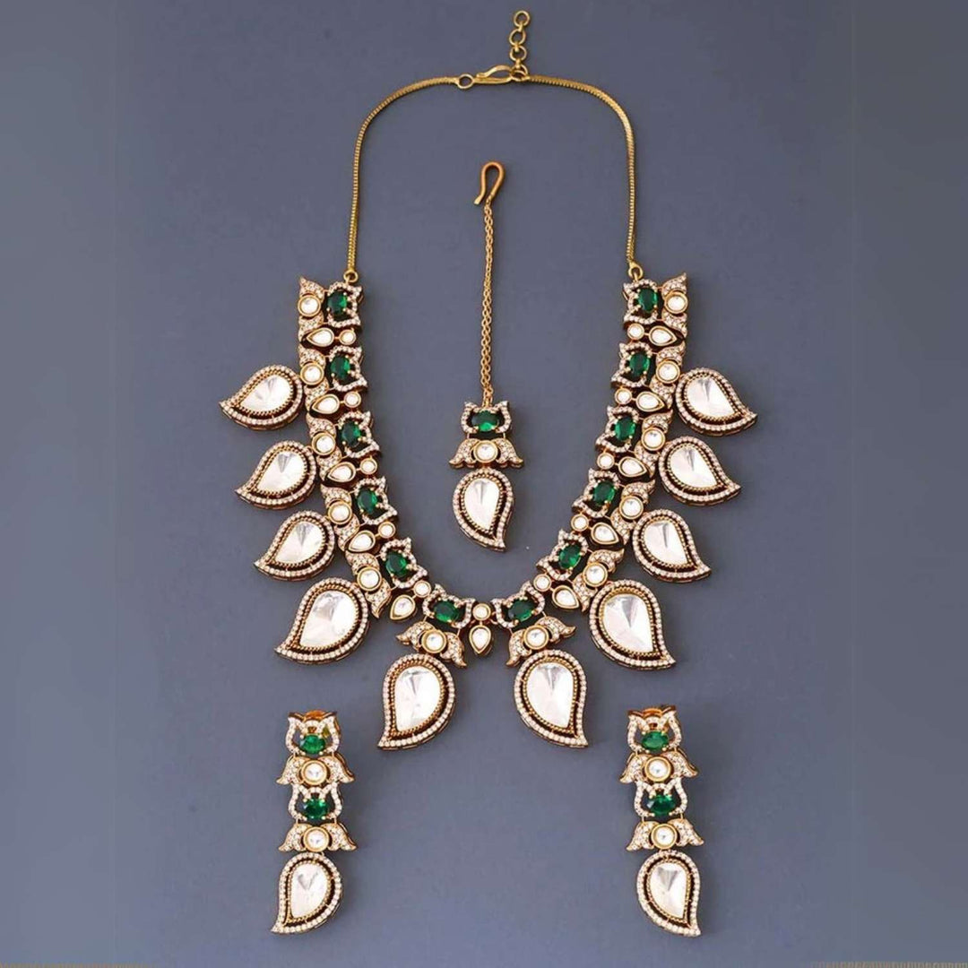 Emerald Zane Victorian Jewellery Set - New Arrival