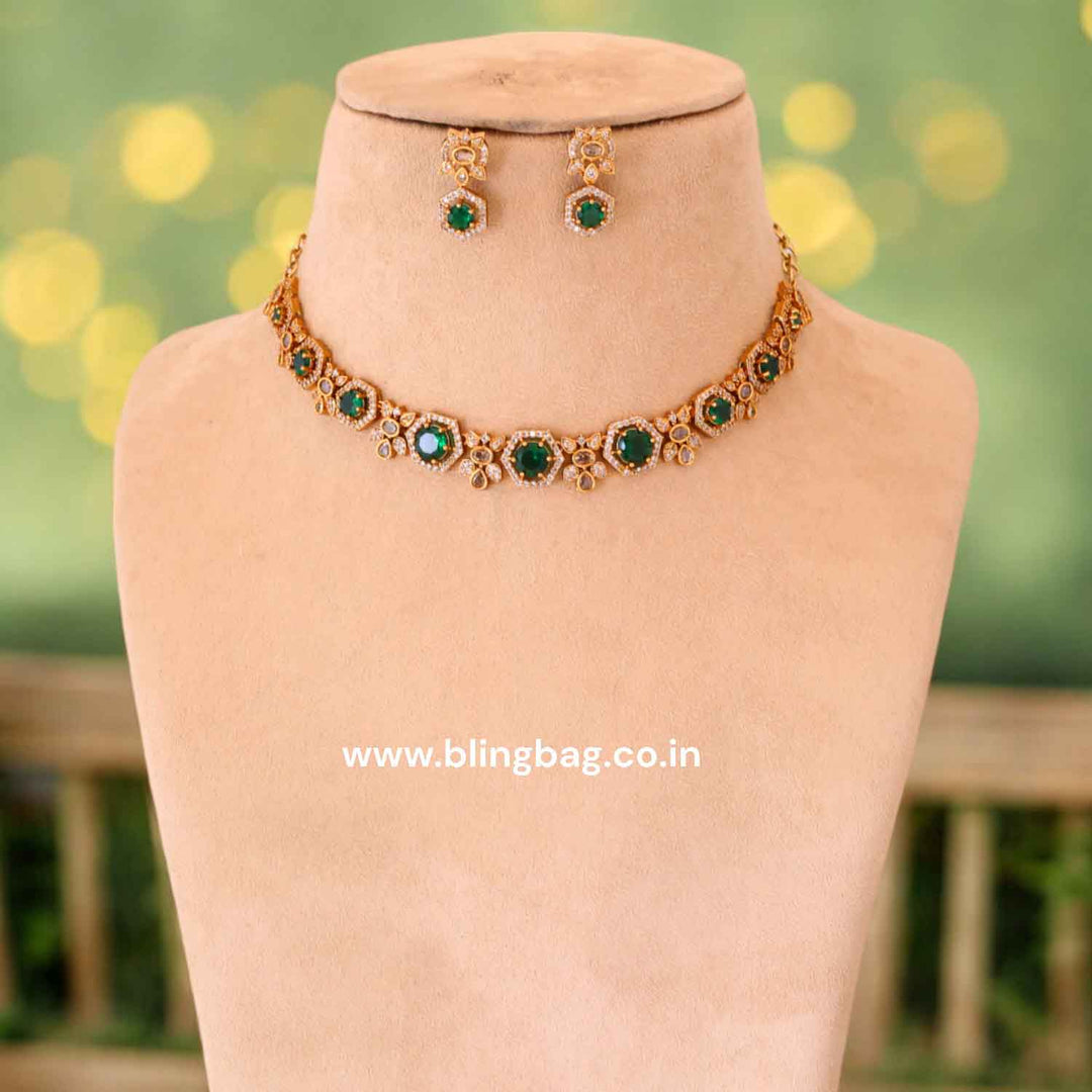Emerald Zariah Victorian Jewellery Set - New Arrival