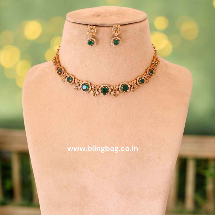 Emerald Zariah Victorian Jewellery Set - New Arrival