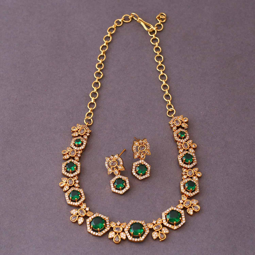 Emerald Zariah Victorian Jewellery Set - New Arrival