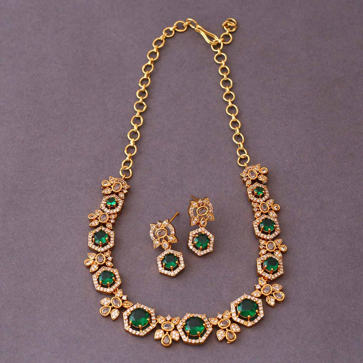Emerald Zariah Victorian Jewellery Set - New Arrival