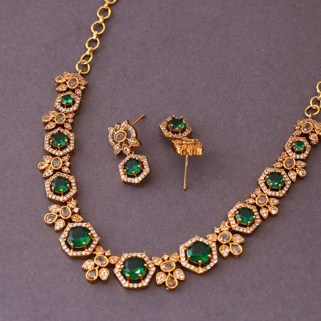 Emerald Zariah Victorian Jewellery Set - New Arrival