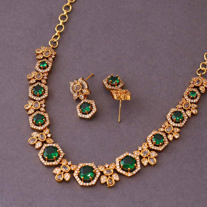 Emerald Zariah Victorian Jewellery Set - New Arrival