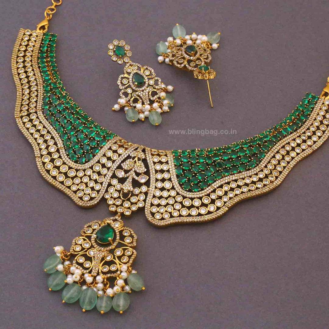 Emerald Zariya Hasli Jewellery Set- New Arrivals