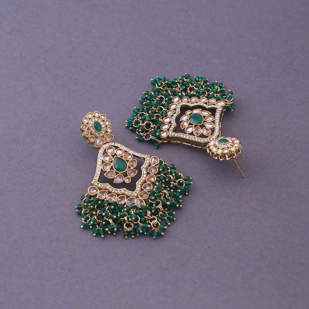 Emerald Zarna Danglers