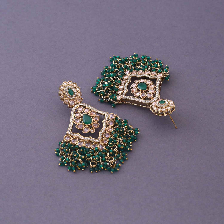 Emerald Zarna Danglers