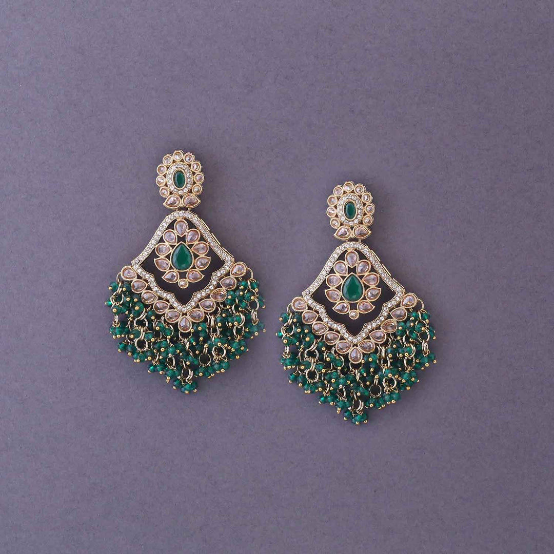 Emerald Zarna Danglers