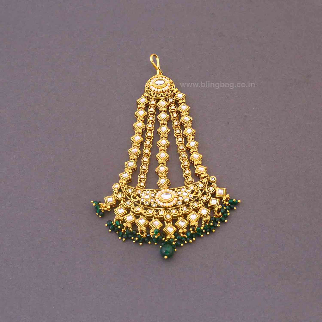 Emerald Zayyani Bridal Jewellery Set