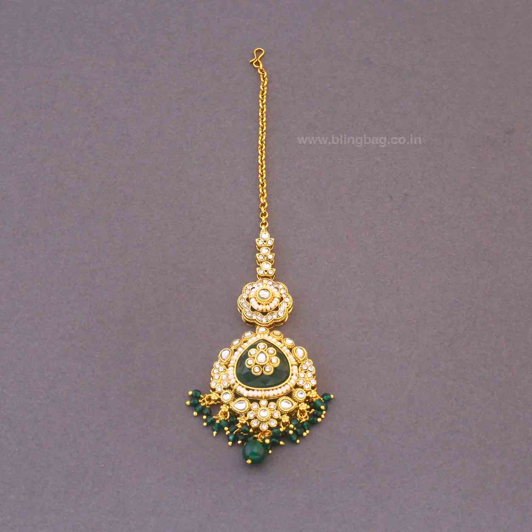 Emerald Zayyani Bridal Jewellery Set