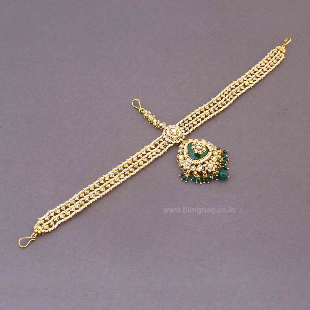 Emerald Zayyani Bridal Jewellery Set