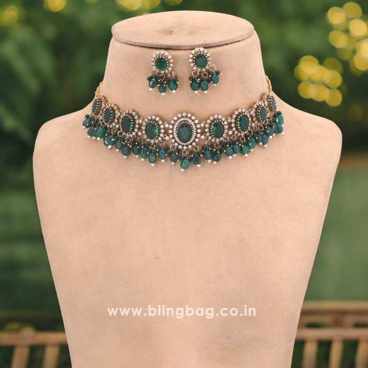 Emerald Zefira Victorian Jewellery Set - New Arrival