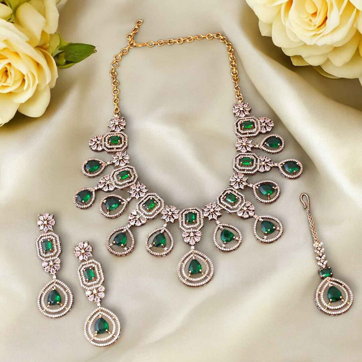 Emerald Zella Victorian Jewellery Set- New Arrival