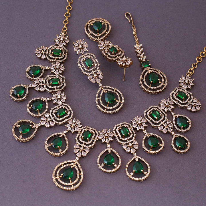 Emerald Zella Victorian Jewellery Set- New Arrival