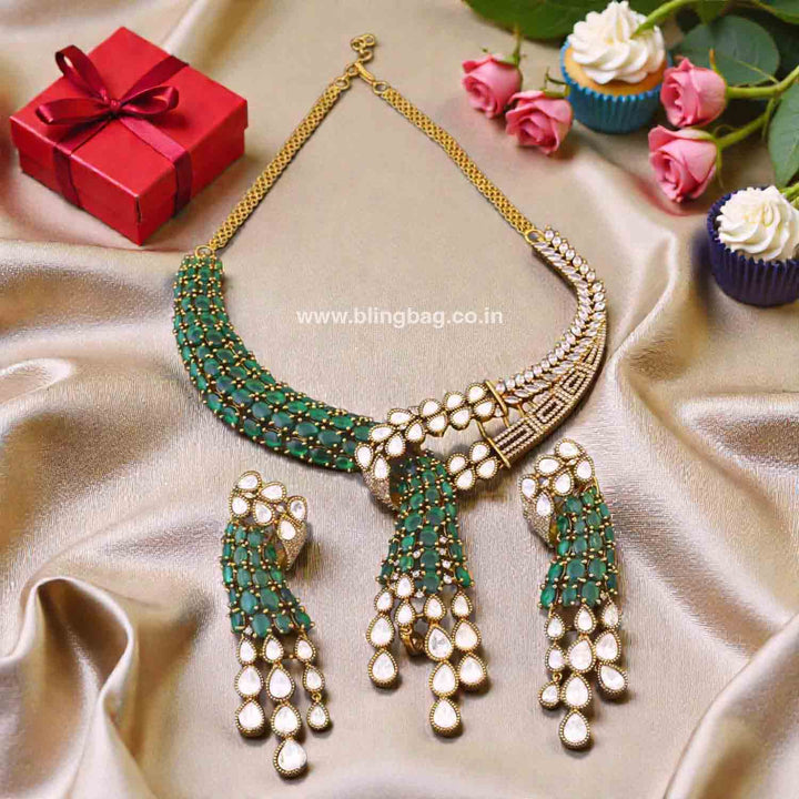 Emerald Zenaida Hasli Victorian Jewellery Set- New Arrivals
