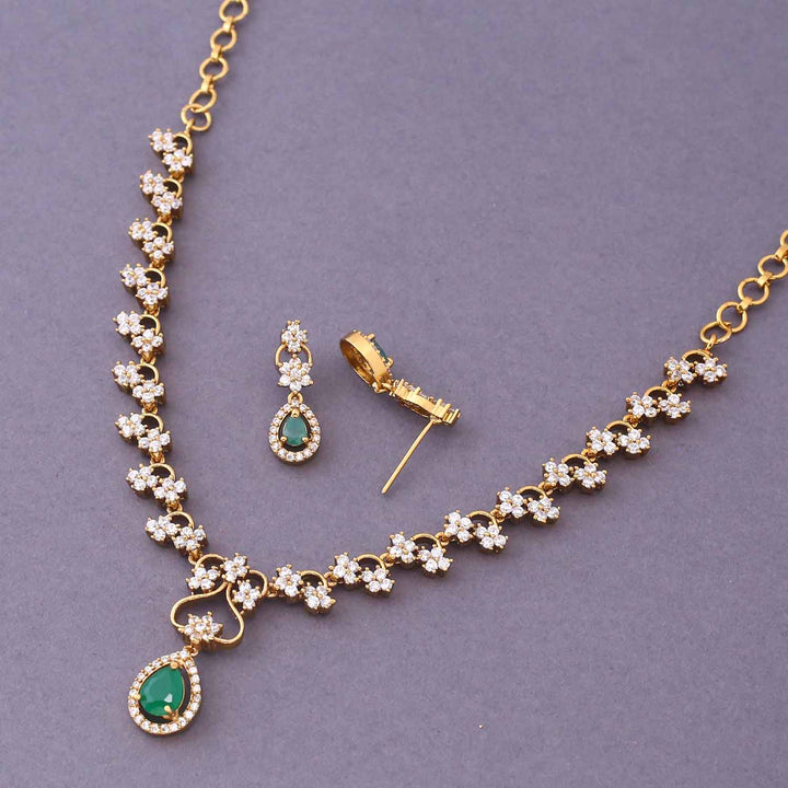 Emerald Zendaya Victorian Jewellery Set-New Arrival
