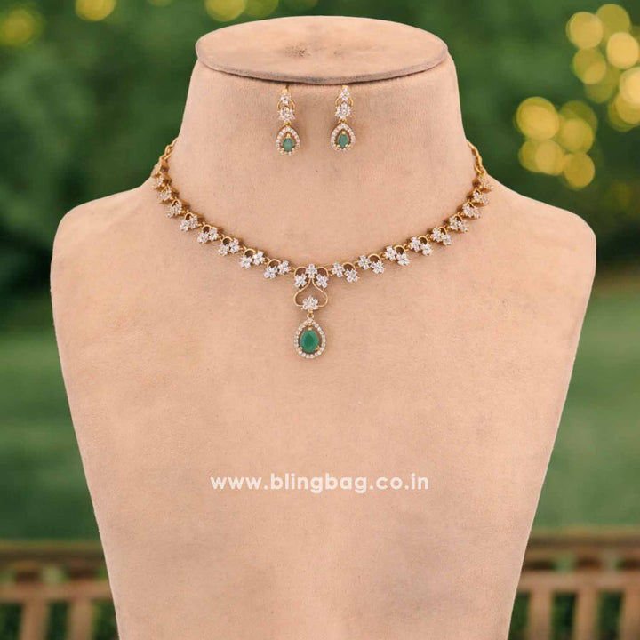 Emerald Zendaya Victorian Jewellery Set-New Arrival