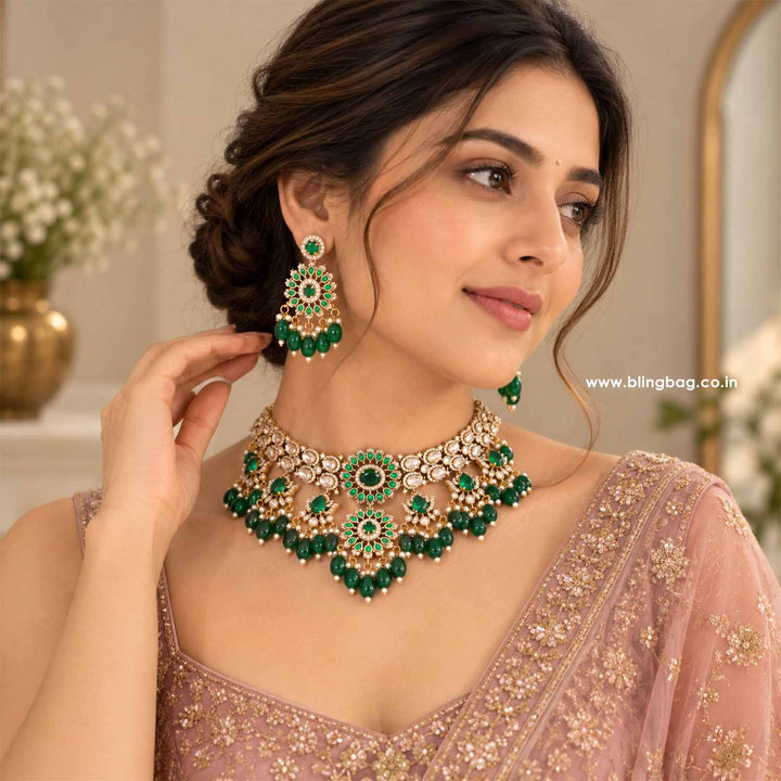 Emerald Zenith Victorian Jewellery Set - New Arrival