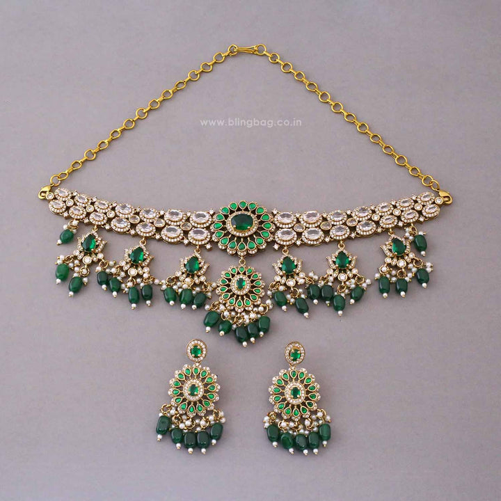Emerald Zenith Victorian Jewellery Set - New Arrival