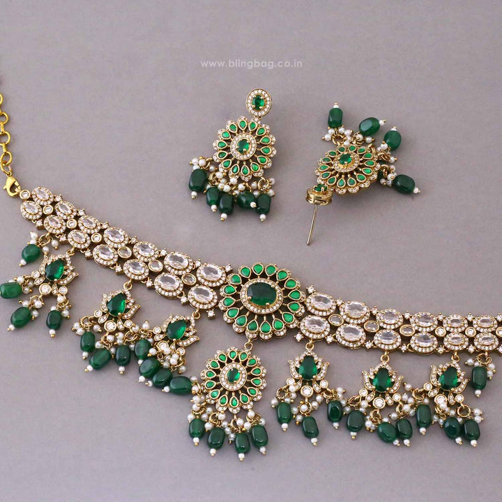 Emerald Zenith Victorian Jewellery Set - New Arrival