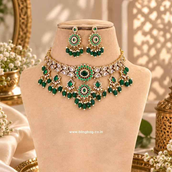 Emerald Zenith Victorian Jewellery Set - New Arrival