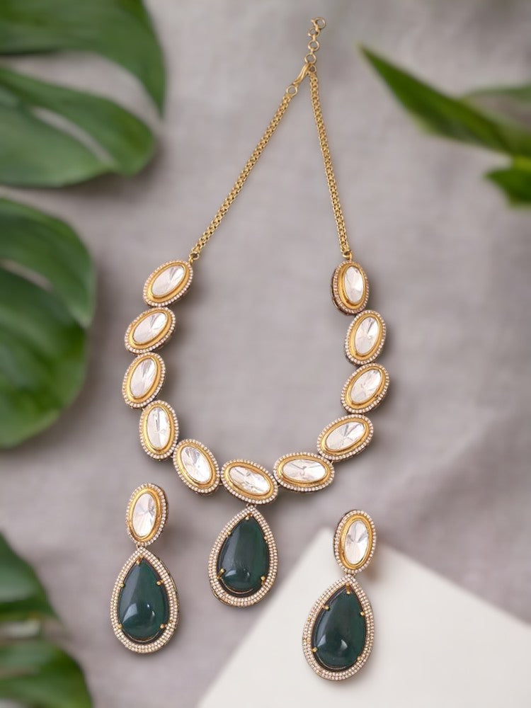 Emerald Zephyr Zirconia Jewellery Set