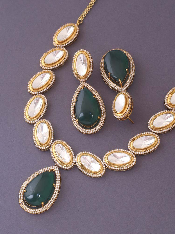 Emerald Zephyr Zirconia Jewellery Set