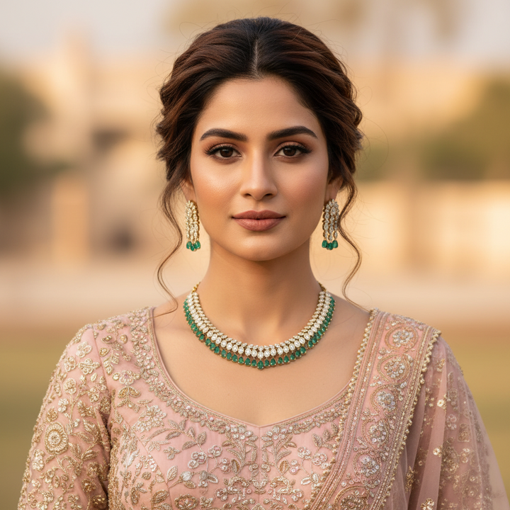 Emerald Zeyona Victorian Jewellery Set - New Arrival