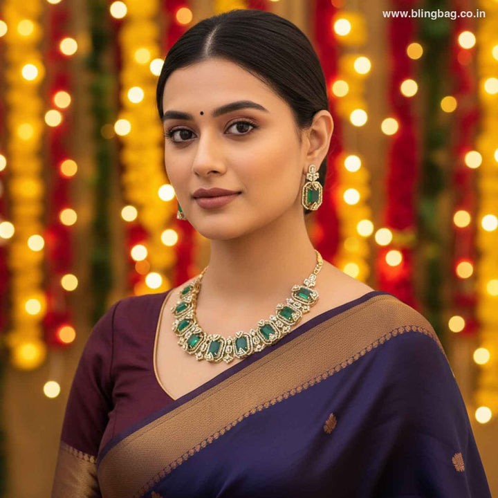 Emerald Ziberi Victorian Jewellery Set- New Arrivals