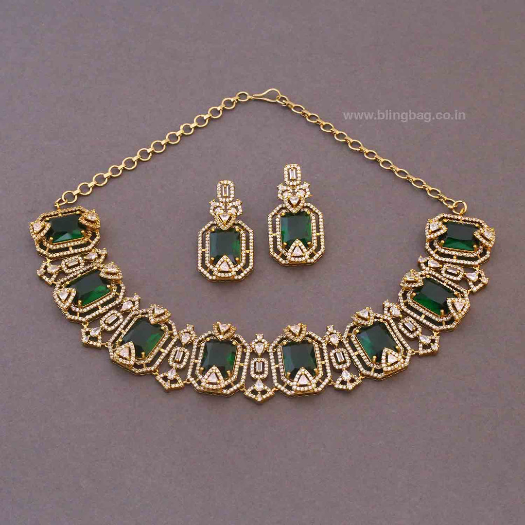 Emerald Ziberi Victorian Jewellery Set- New Arrivals