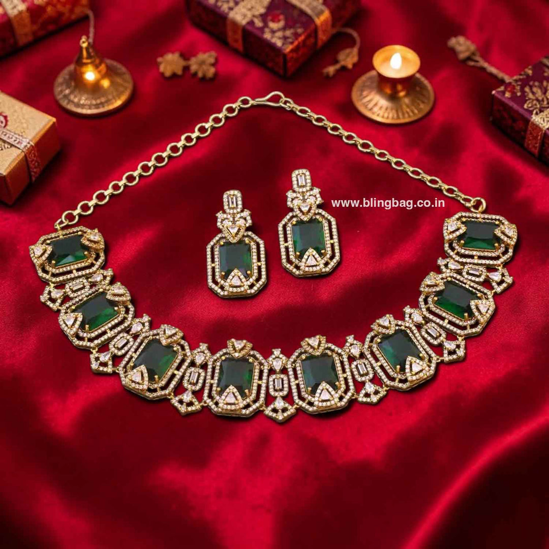 Emerald Ziberi Victorian Jewellery Set- New Arrivals
