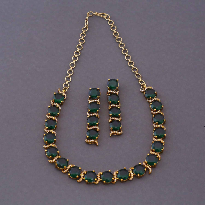 Emerald Zilpa Victorian Jewellery Set - New Arrival
