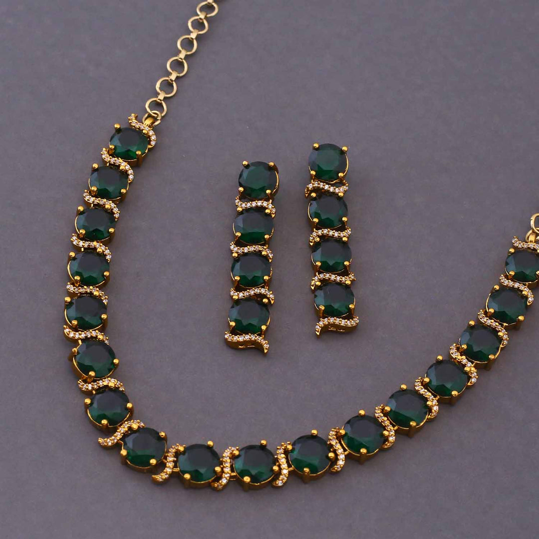 Emerald Zilpa Victorian Jewellery Set - New Arrival