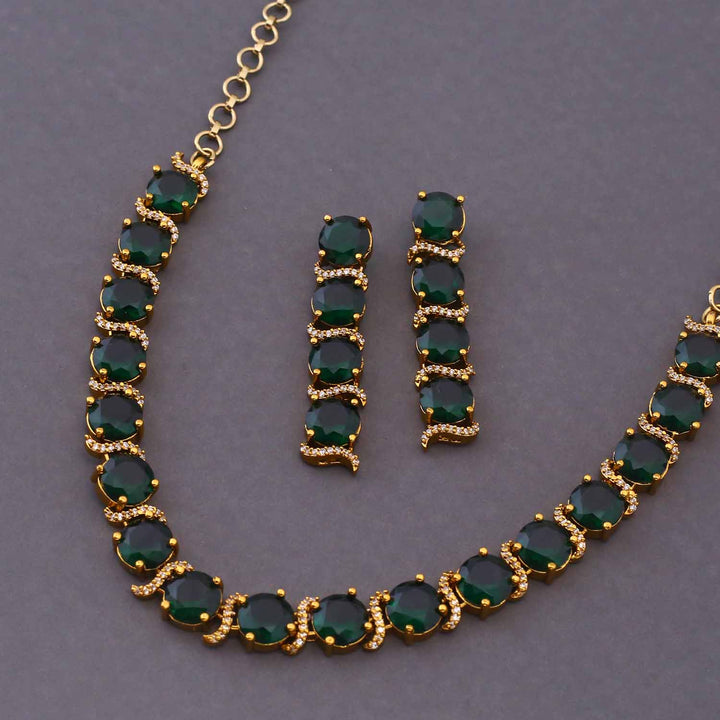 Emerald Zilpa Victorian Jewellery Set - New Arrival