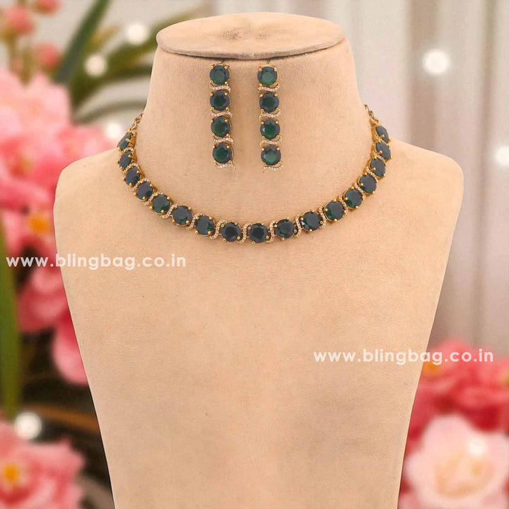 Emerald Zilpa Victorian Jewellery Set - New Arrival