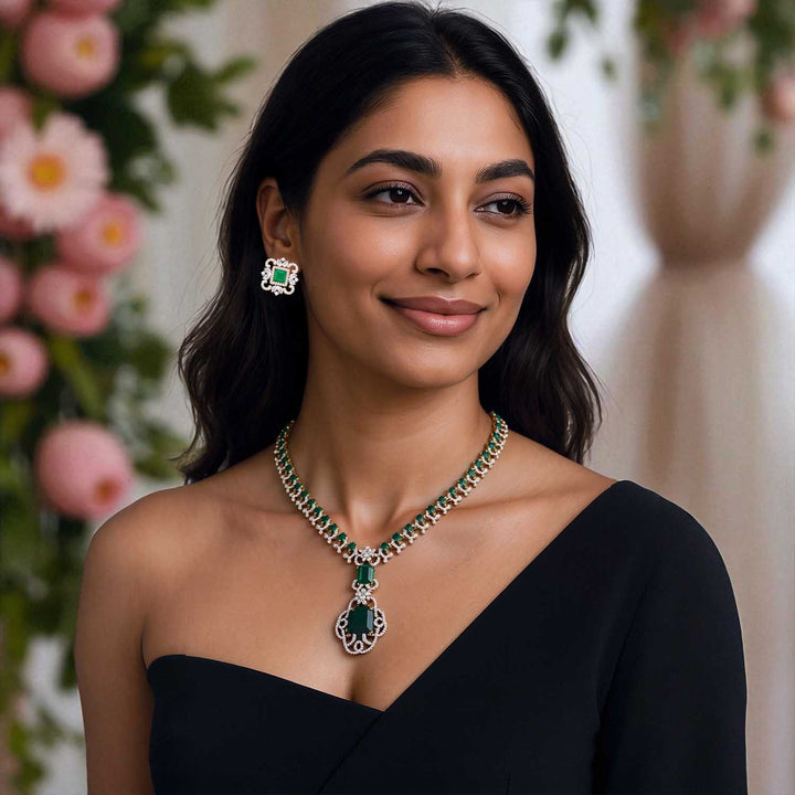 Emerald Zoe Victorian Jewellery Set - New Arrival