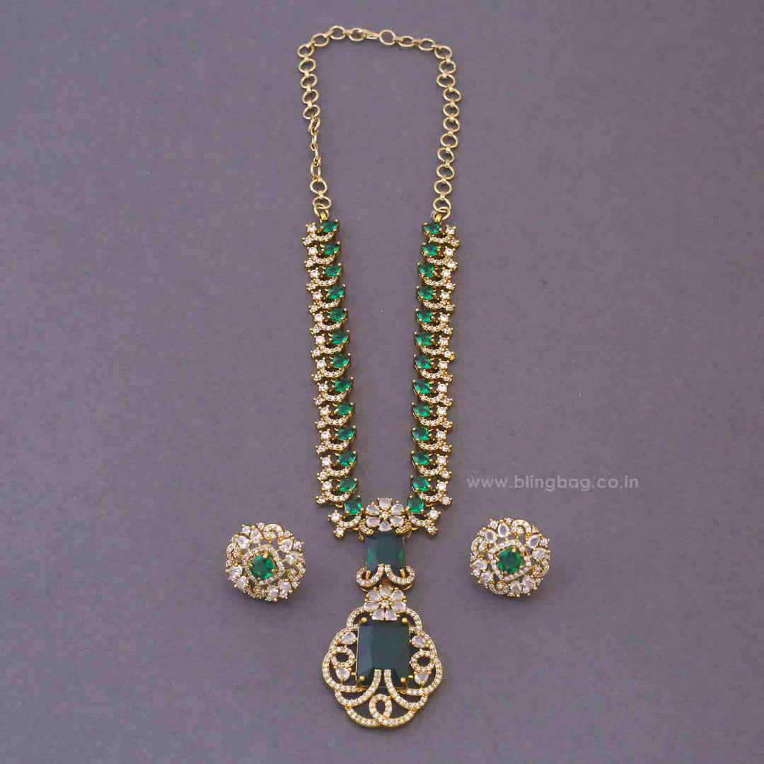 Emerald Zoe Victorian Jewellery Set - New Arrival