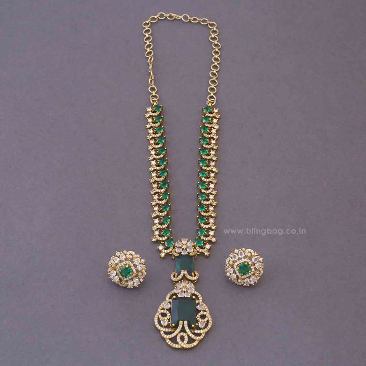 Emerald Zoe Victorian Jewellery Set - New Arrival